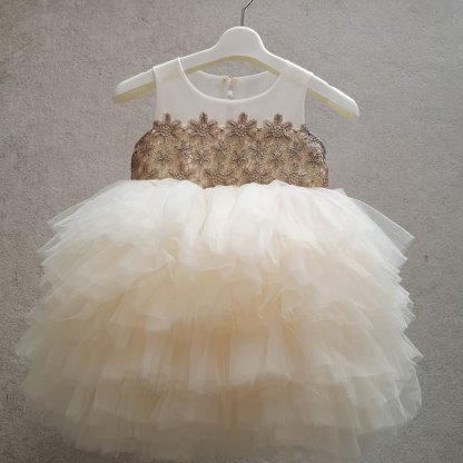 [Archive Sale] Mesh Applique Sleeveless Midi Dresses - image 3