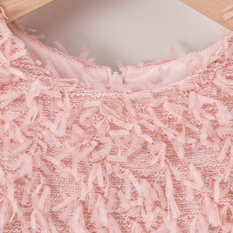 Faux Fur Split Joint Sleeveless Midi Dresses - image 17