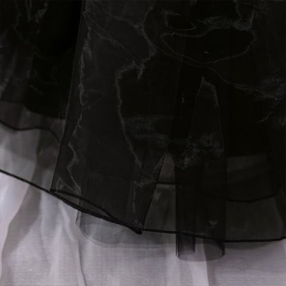 Mesh Bow Short Sleeve Maxi Dresses - image 17