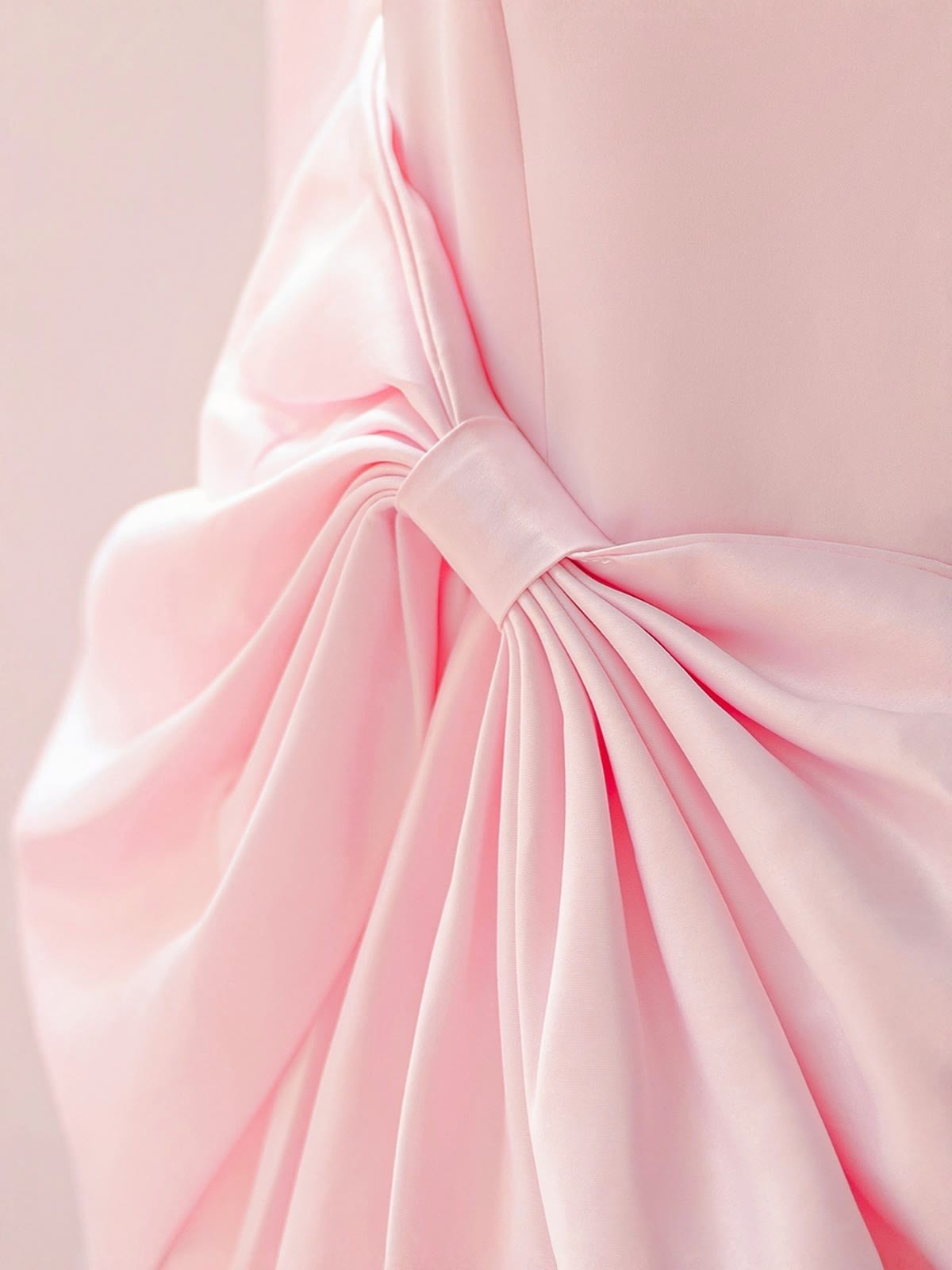 Satin Bow Sleeveless Maxi Dresses - image 9