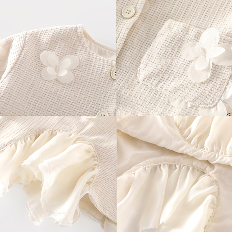 [Archive Sale] Chemical Fiber Blend Rosette Long Sleeve Regular Two-piece Set - image 14