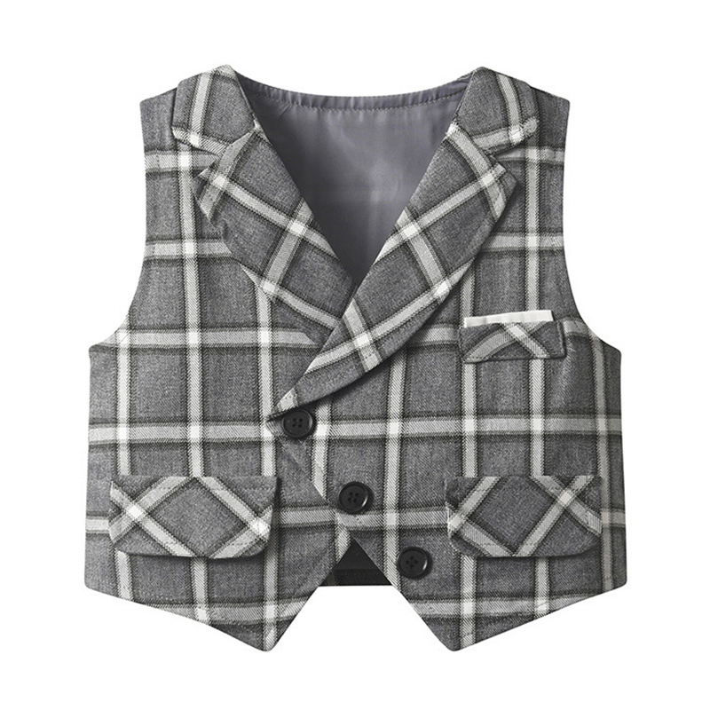 Cotton Bow Long Sleeve Regular 3-piece Formal Suit - image 13