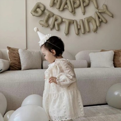 Solid With Embroidery Hairband - image 11