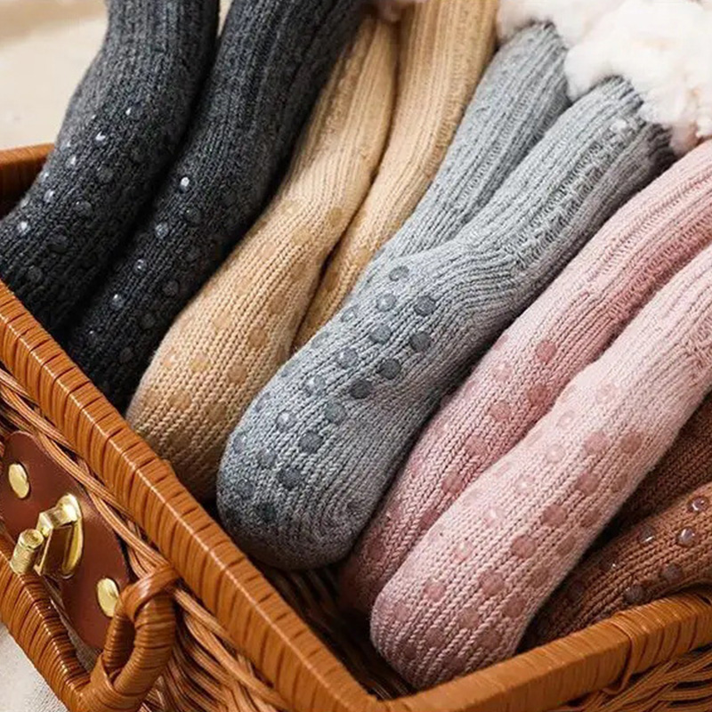 Solid With Bow Socks - image 5