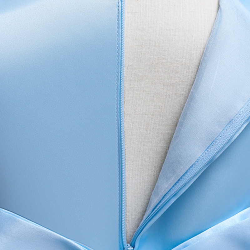 Mesh Embroidery Sleeveless Midi Dresses - image 8