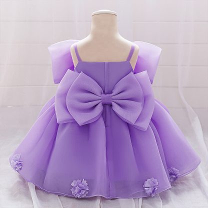 Organza Bow Rosette Maxi Dresses - image 39