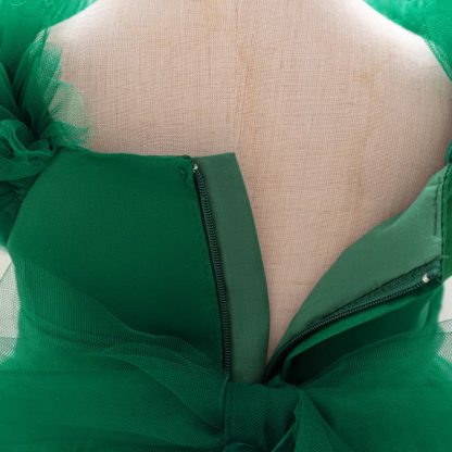 Mesh Bow Sleeveless Short Dresses - image 36