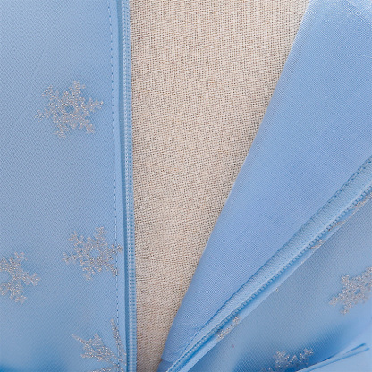 Mesh Christmas Folds Rosette Short Sleeve Mid-long Dresses - image 30