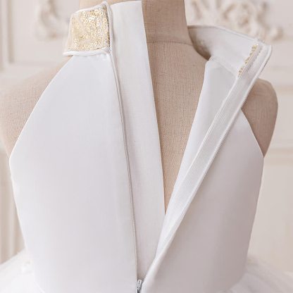 Mesh Bow Sequins Sleeveless Maxi Dresses - image 14