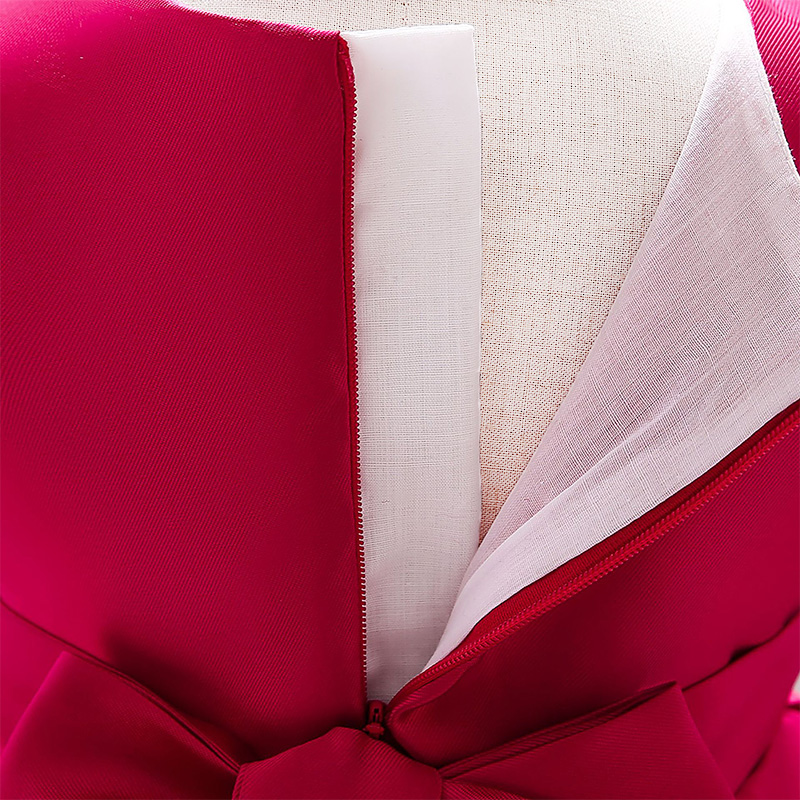 Satin Bow Sleeveless Regular Dresses - image 23