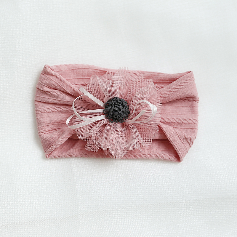 Color-block With Bow Hairband - Pink - image 7