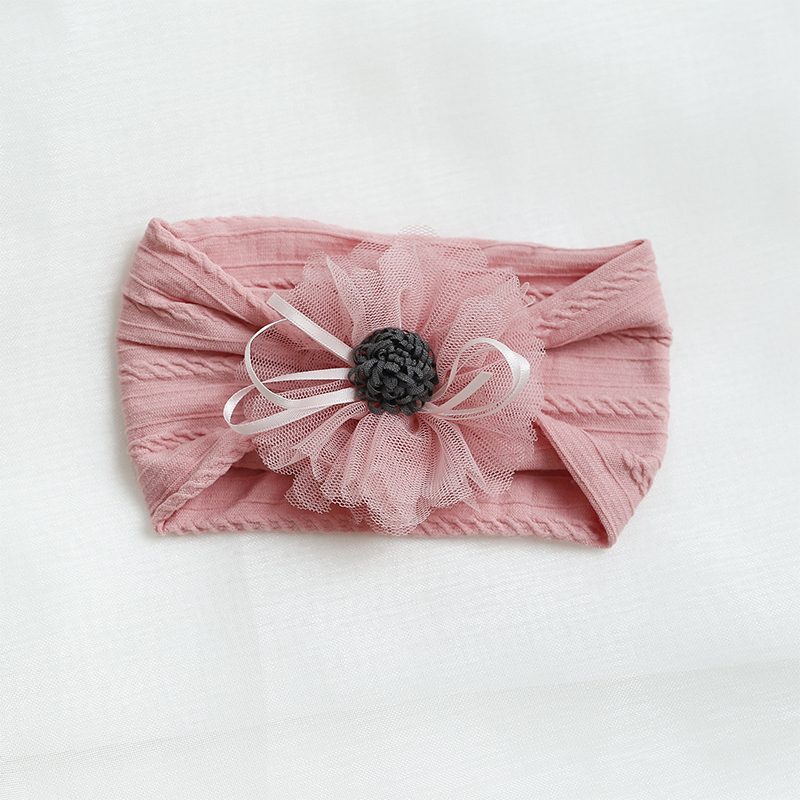 Color-block With Bow Hairband - Pink - image 7