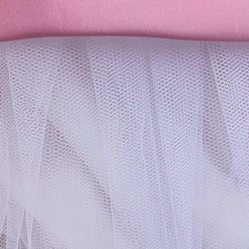 Embroidery Mesh Rosette Crystal Long Sleeve Maxi Dresses - image 8