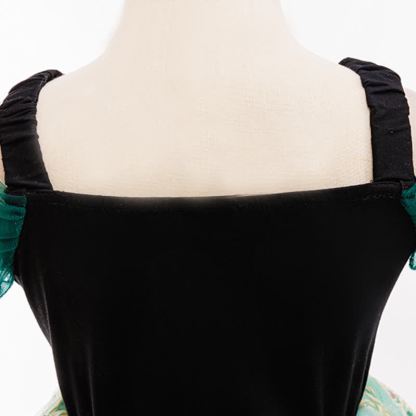 Mesh Split Joint Short Sleeve Mid-long Dresses - image 5