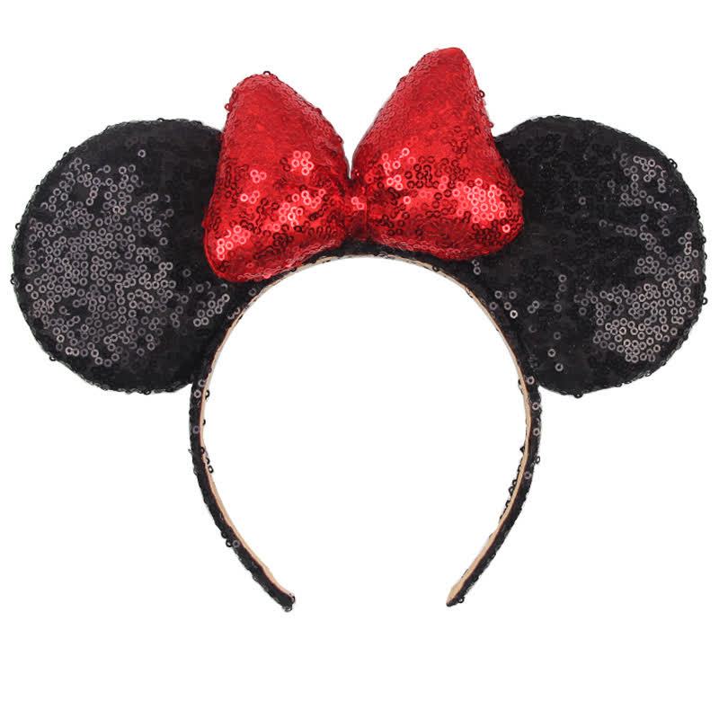 Solid With Bow Hair Accessories -  Black + Red - One size - image 12