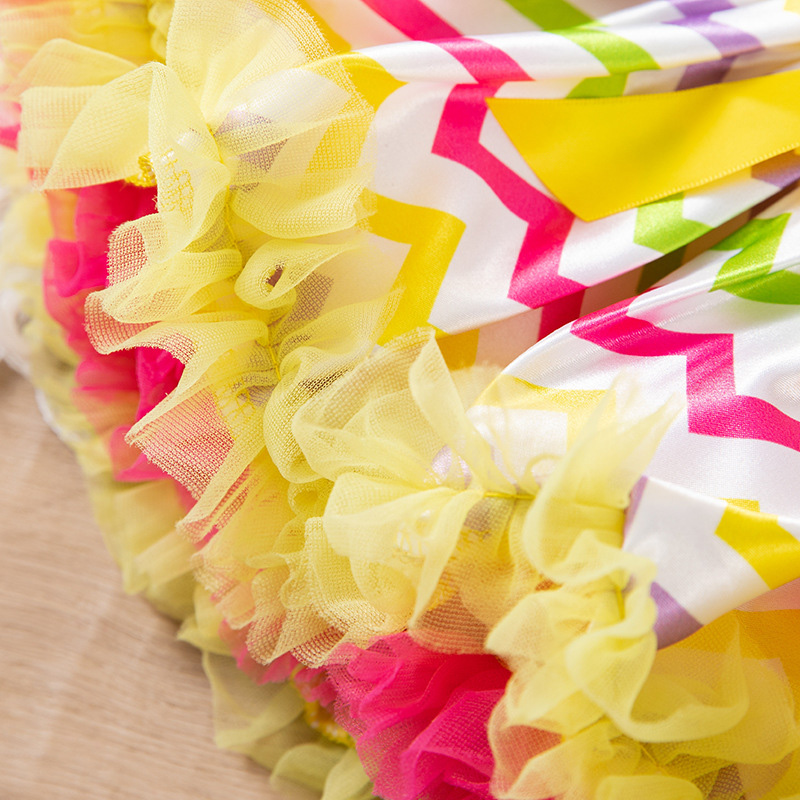 Jersey&Mesh Bow Embroidery Short Sleeve Short 3-piece Set - image 8