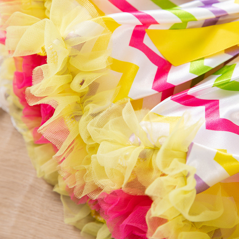 Jersey&Mesh Bow Embroidery Short Sleeve Short 3-piece Set - image 8