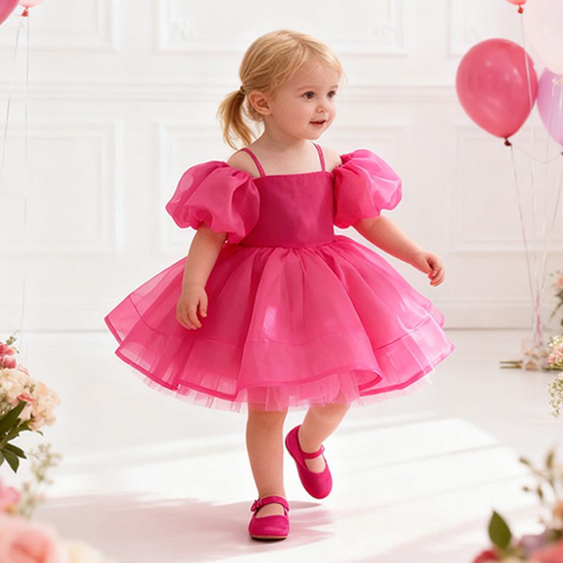 Organza Bow Sleeveless Regular Dresses - image 10