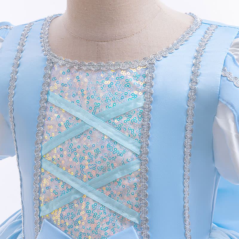 Chemical Fiber Blend Glitter Folds Short Sleeve Maxi Dresses - image 4