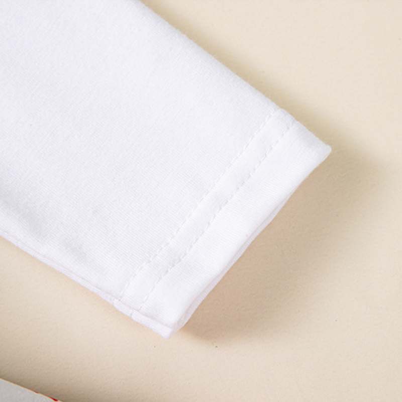 Knitted Folds Bow Printing Long Sleeve Regular Bodysuit - image 6