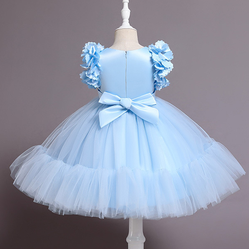 Mesh Rosette Sleeveless Midi Dresses - image 9