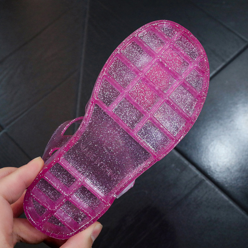 Solid Embellished Round Toe Sandals - image 8