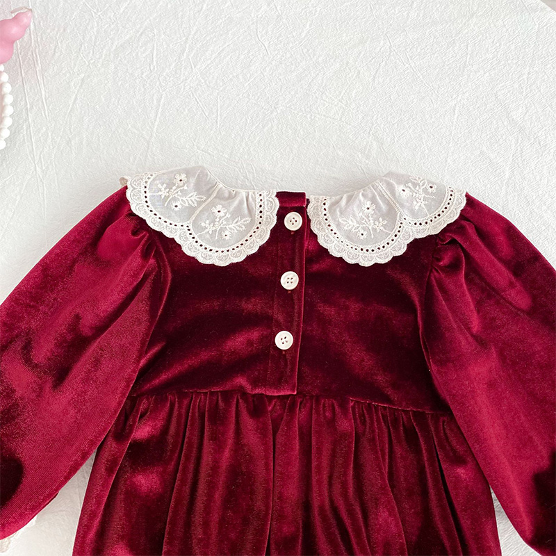 Velvet Scramble Long Sleeve Midi Dresses & Bodysuit - image 14