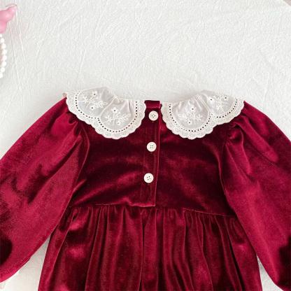 Velvet Scramble Long Sleeve Midi Dresses & Bodysuit - image 14