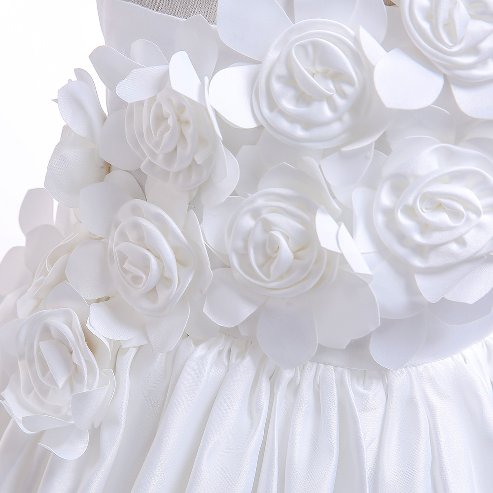Satin Rosette Sleeveless Midi Dresses - image 23