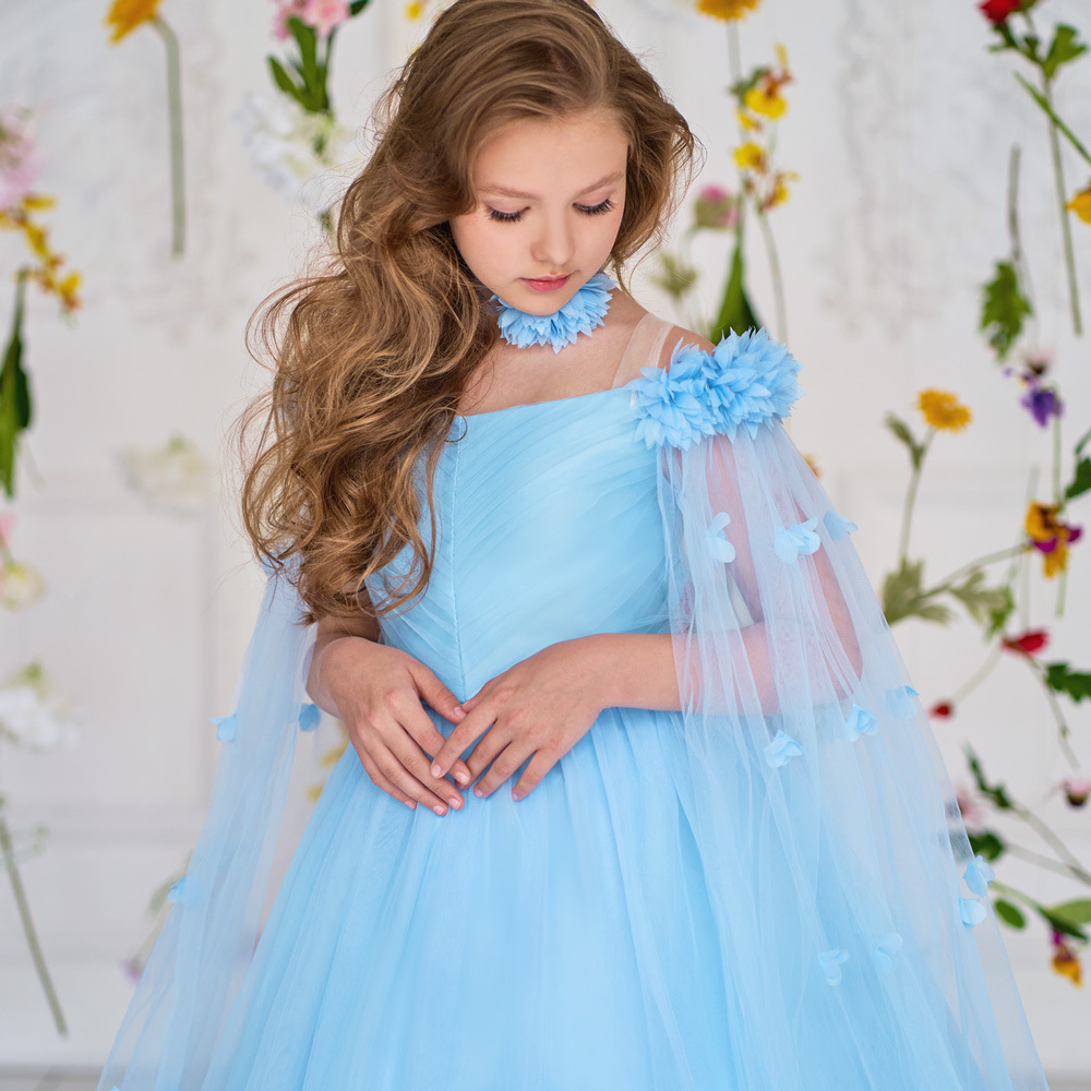 Mesh Rosette Sleeveless Midi Dresses - image 13