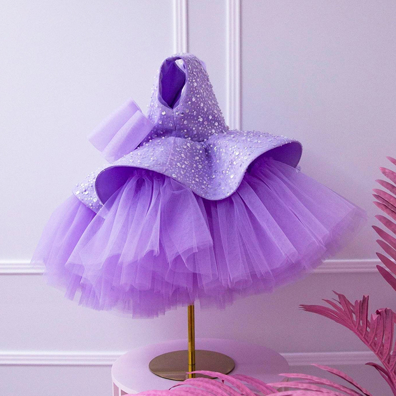 Mesh Folds Sequins Sleeveless Mid-long Dresses - image 12