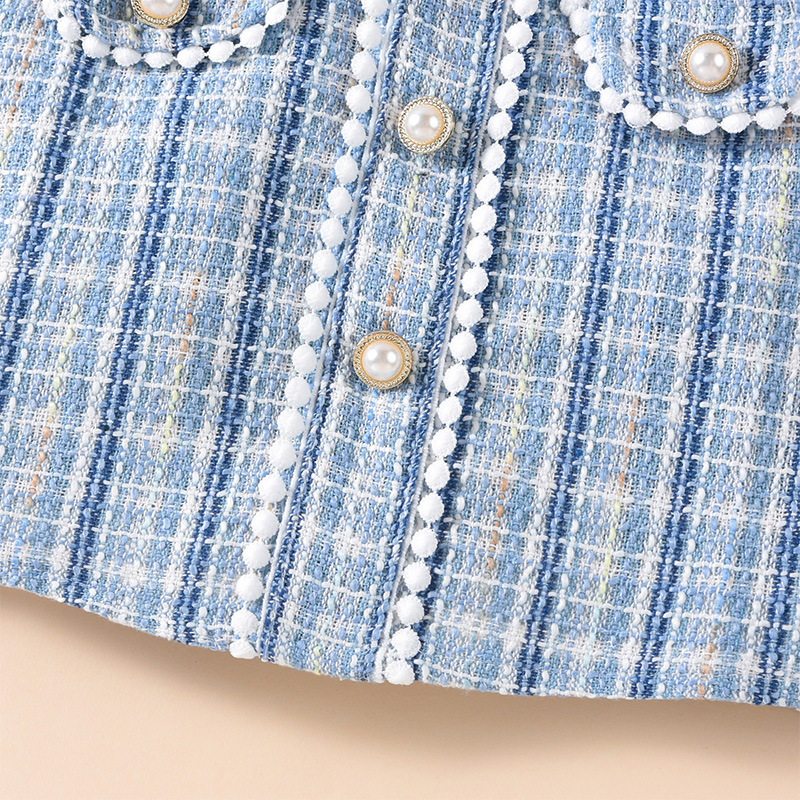 Tweed Split Joint Short Sleeves Midi Dresses - image 17