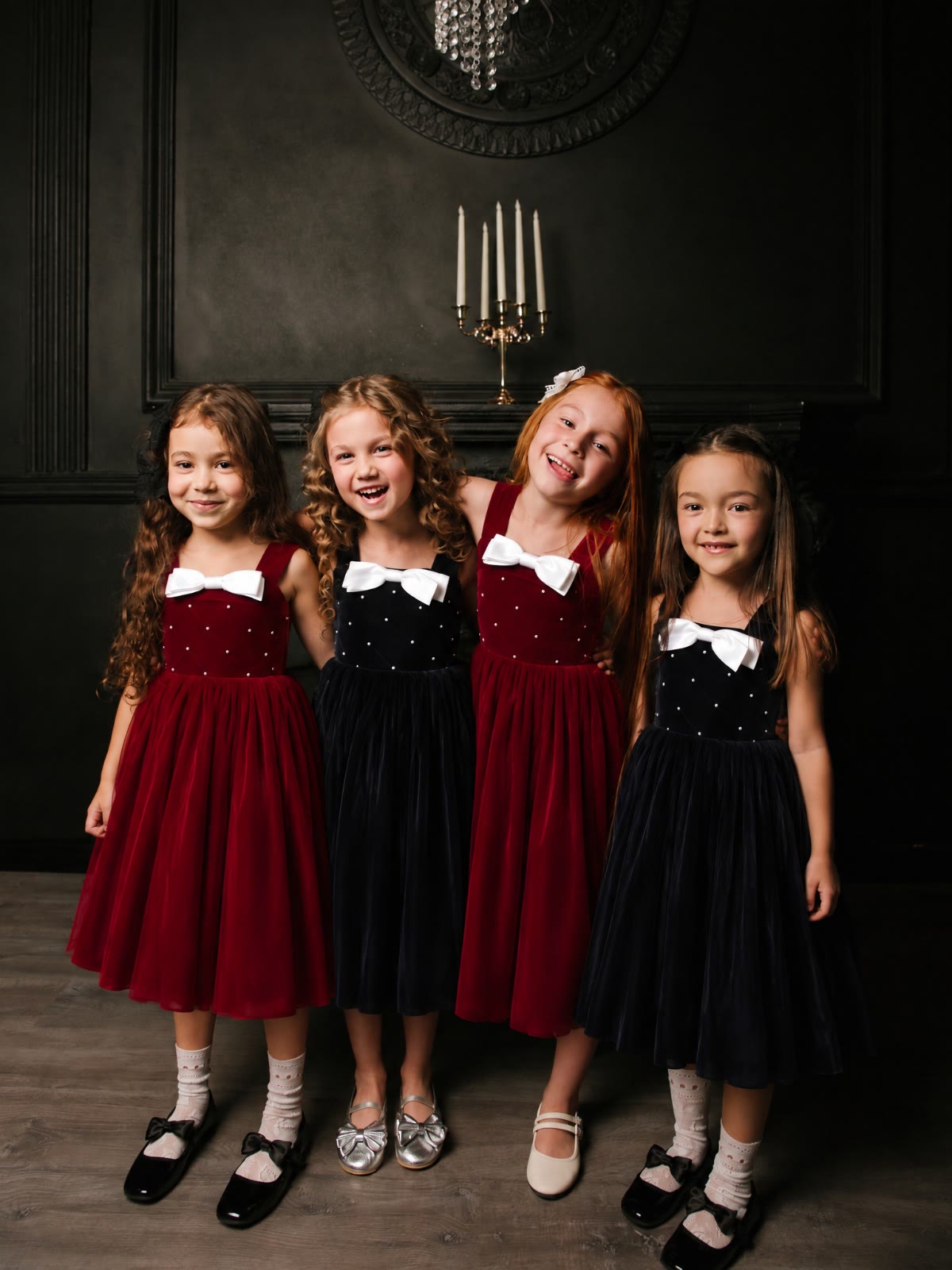 Velvet Bow Sleeveless Midi Dresses - image 7