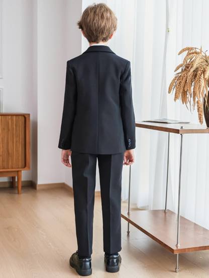 Chemical Fiber Blend Bow Long Sleeve Regular Six-piece Formal Suit - image 15