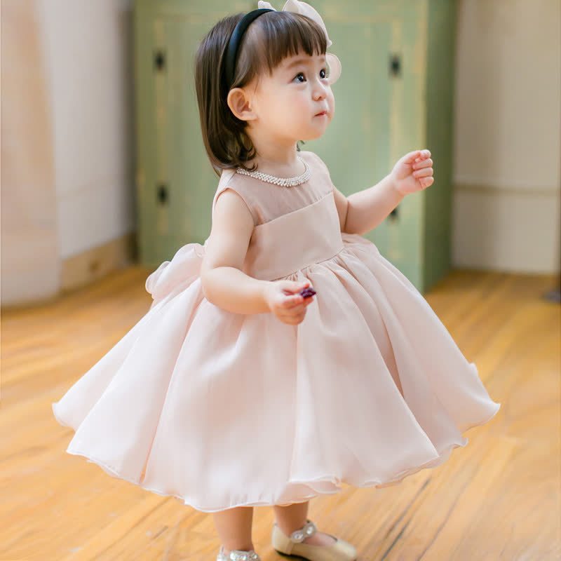 Organza Bow Sleeveless Midi Dresses - image 3