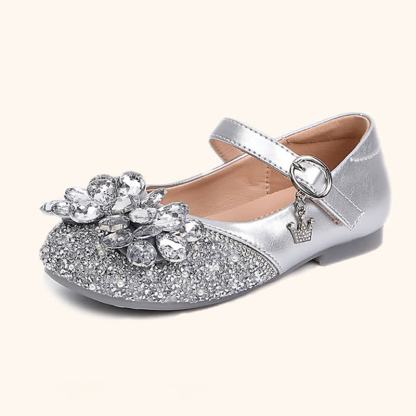 Solid Rhinestones Round Toe Flats  - image 5