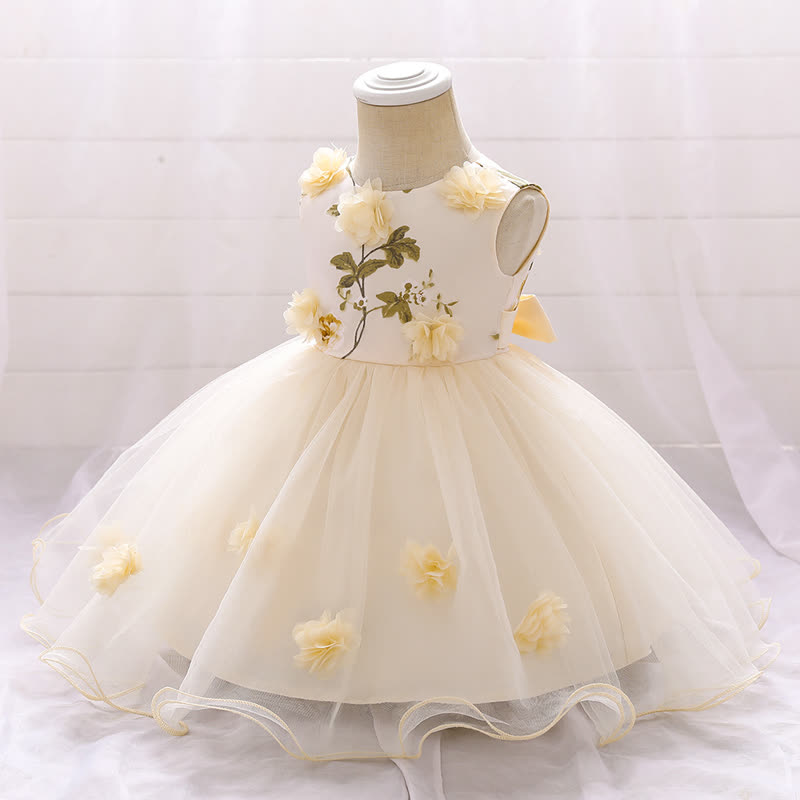 Mesh Rosette Sleeveless Midi Dresses - image 20
