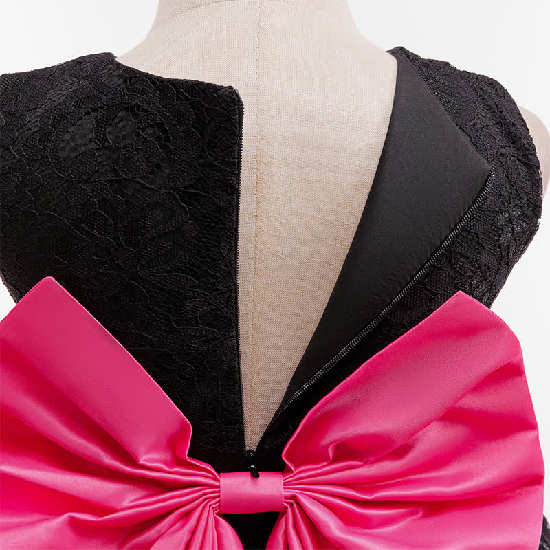 Lace Bow Sleeveless Midi Dresses - image 4