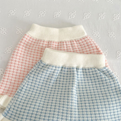 Yarn/wool Yarn Bow Long Sleeve Regular Two-piece Set - image 11