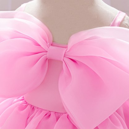 Organza Bow Rosette Maxi Dresses - image 13