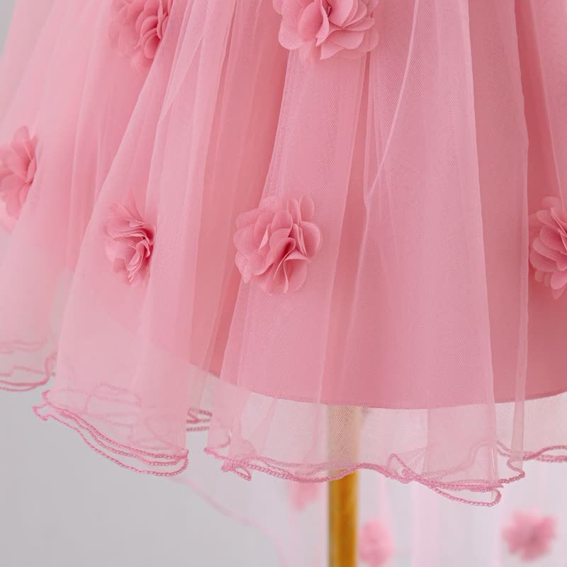 Mesh Rosette Sleeveless Midi Dresses - image 6