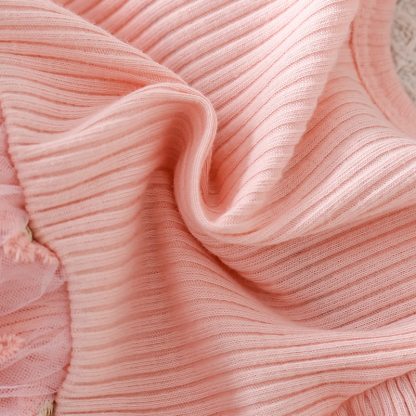 100% Cotton Split Joint Rosette Cap Sleeve Midi Bodysuit - image 20