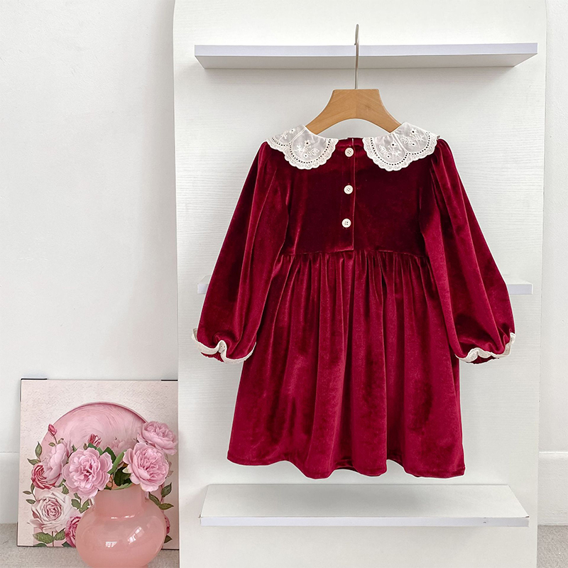 Velvet Scramble Long Sleeve Midi Dresses & Bodysuit - image 25