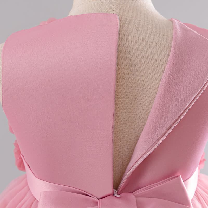 Mesh Rosette Sleeveless Midi Dresses - image 7