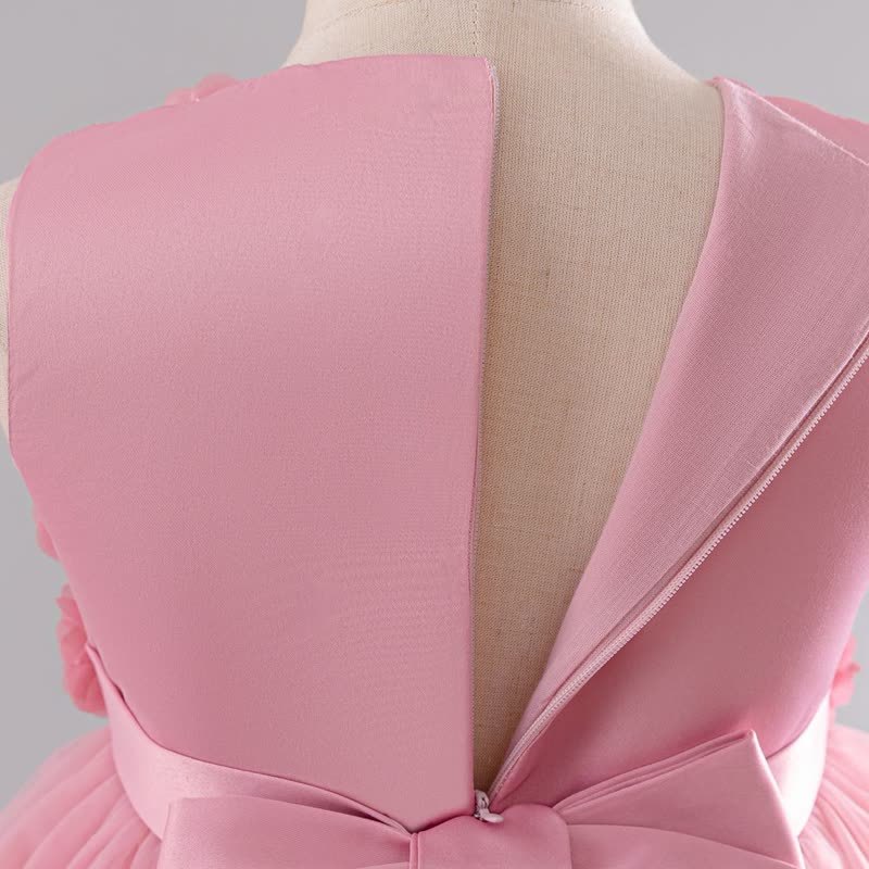 Mesh Rosette Sleeveless Midi Dresses - image 7