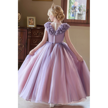 Chemical Fiber Blend Embroidery Sleeveless Maxi Dresses - image 5