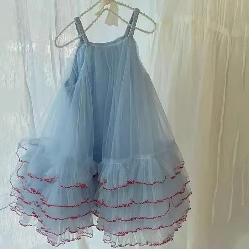 Mesh Panel Sleeveless Midi Dresses  - image 5