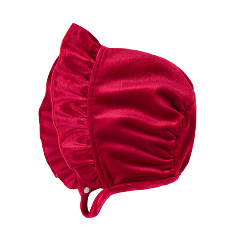 [Archive Sale] Velvet With Hat Long Sleeve Crop Bodysuit - image 4