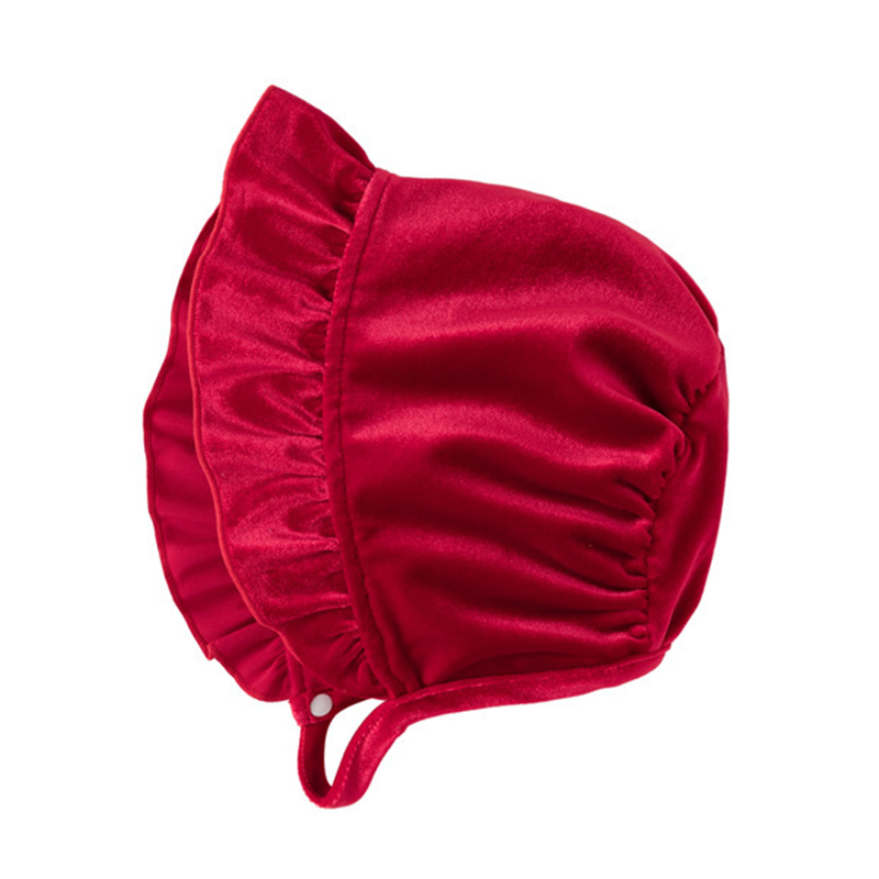 [Archive Sale] Velvet With Hat Long Sleeve Crop Bodysuit - image 4