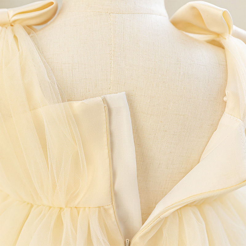 Mesh Bow Sleeveless Midi Dresses - image 14